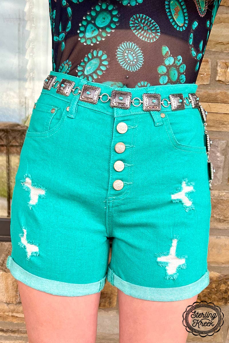 TENNESSEE WALKING SHORTS TURQUOISE