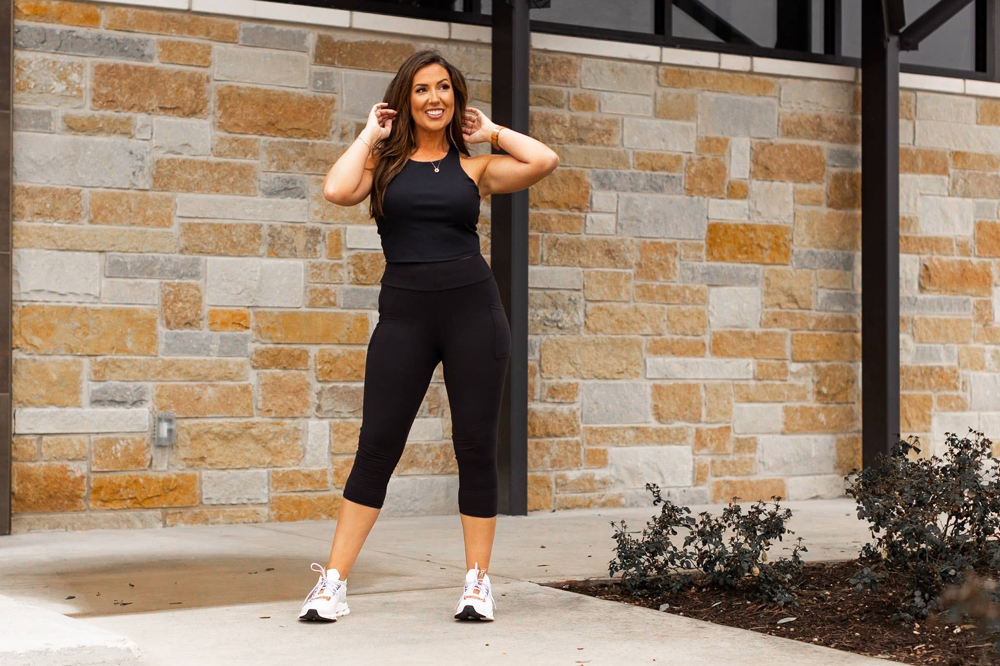 Black Capri with Pockets