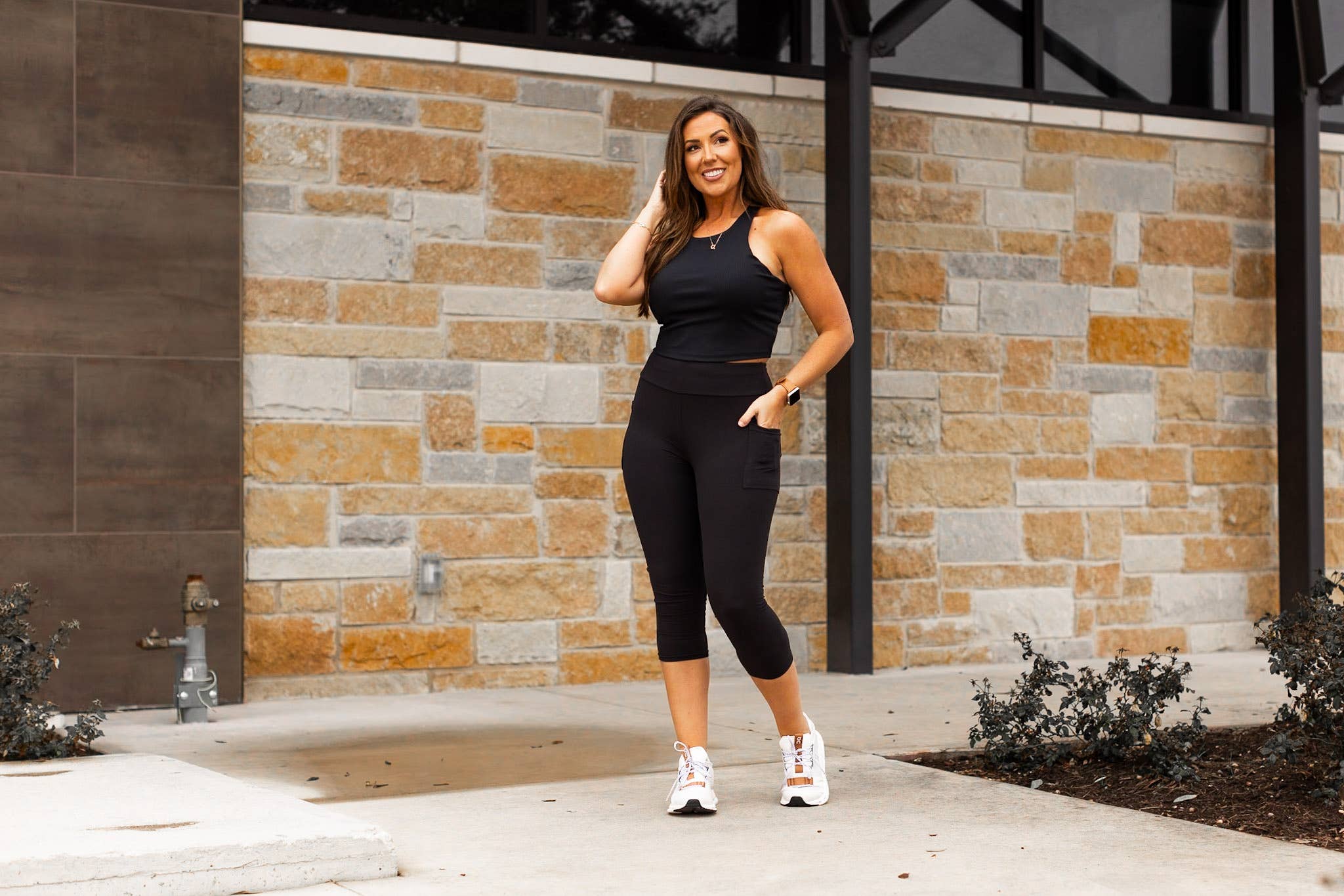 Black Capri with Pockets