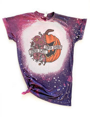 Sorta Sweet Sorta Spooky Bleached Tee